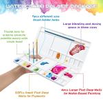 Junreox Large Watercolor Palette with 24 Wells