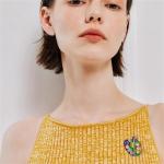 Colorful Artist Paint Brush Brooch Pin for Women