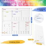 Junreox Large Watercolor Palette with 24 Wells