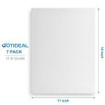 GOTIDEAL 11x14 Inch Primed Cotton Canvas Panels