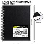 Conda 8.5"x11" Hardbound Sketchbook with Acid-Free Paper