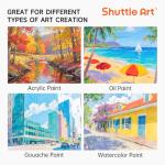 Shuttle Art 36 Pack Cotton Canvas Boards