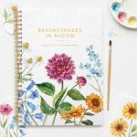 Watercolor Workbook for Beginners with Floral Designs