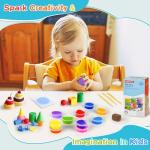 GAGAtoad 36 Colors Air Dry Clay Kit for Kids