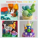 GAGAtoad 36 Colors Air Dry Clay Kit for Kids