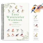 Birds Watercolor Workbook for Beginners and Teens
