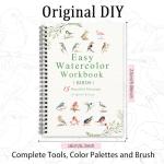 Birds Watercolor Workbook for Beginners and Teens