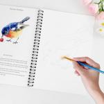 Birds Watercolor Workbook for Beginners and Teens