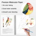 Birds Watercolor Workbook for Beginners and Teens