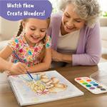 Watercolor Book for Kids with Painting Kit
