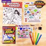 DIY Comic Book Kit for Kids with Markers