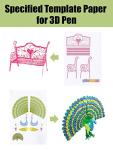3D Printing Drawing Book with Reusable Colorful Templates