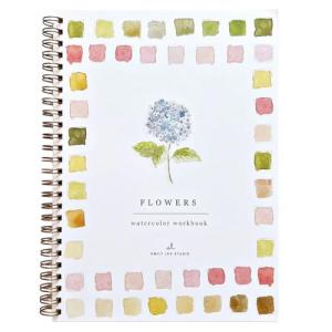 Emily Lex Watercolor Flowers Workbook for Beginners