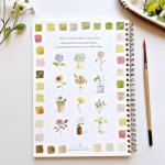 Emily Lex Watercolor Flowers Workbook for Beginners