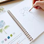 Emily Lex Watercolor Flowers Workbook for Beginners