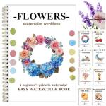 Beginner Watercolor Workbook and Painting Kit