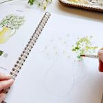 Emily Lex Watercolor Flowers Workbook for Beginners