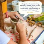 Sculpd Kids Painting Kit with 10 Colors & Easels