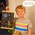 Sculpd Kids Painting Kit with 10 Colors & Easels