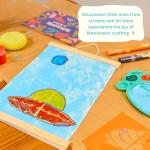 Sculpd Kids Painting Kit with 10 Colors & Easels