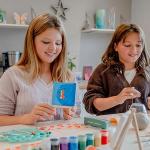 Sculpd Kids Painting Kit with 10 Colors & Easels