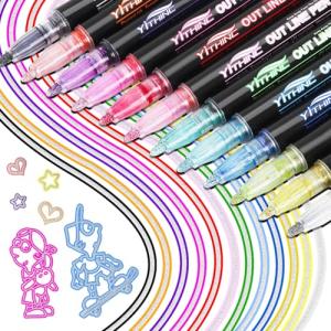 Glitter Gel Pens Set for Arts and Crafts