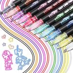 Glitter Gel Pens Set for Arts and Crafts