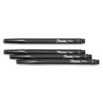 Sharpie Fine Point Felt Tip Pens - Black 4 Pack
