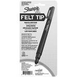 Sharpie Fine Point Felt Tip Pens - Black 4 Pack