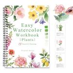 Watercolor Workbook: 15 Plant Paintings for Beginners