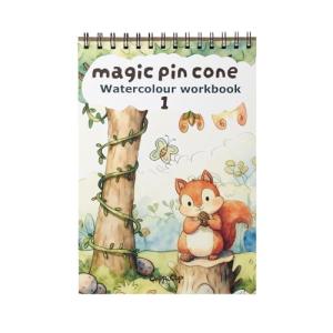 CuppaClip Beginner Watercolor Workbook & Paint Set