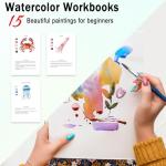 Ocean Animals Watercolor Workbook for Beginners