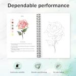 Watercolor Workbook: 15 Plant Paintings for Beginners