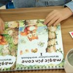 CuppaClip Beginner Watercolor Workbook & Paint Set