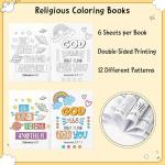 24Pcs Religious Coloring Book Set for Kids