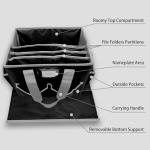 Extra Large Art Organizer Tote Bag with Pockets