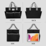 Extra Large Art Organizer Tote Bag with Pockets