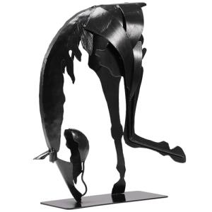 Handmade Metal Horse Statue for Home Decor