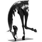 Handmade Metal Horse Statue for Home Decor