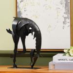 Handmade Metal Horse Statue for Home Decor