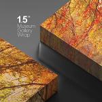 Autumn Park Watercolor Canvas Print - 16"x24