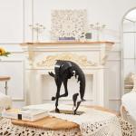 Handmade Metal Horse Statue for Home Decor