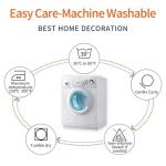 Blue and Gold Horse Abstract Pillow Covers 18x18