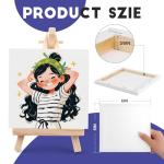 Small 6x6 Inch Stretched Canvas - 16 Pack