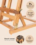DJAR 25" Adjustable Beech Wood Mini Art Easel