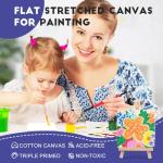 Small 6x6 Inch Stretched Canvas - 16 Pack