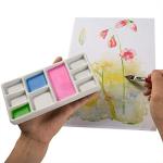 MEEDEN Ceramic Artist Paint Palette - 9 Wells