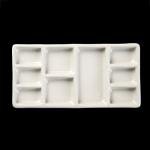 MEEDEN Ceramic Artist Paint Palette - 9 Wells