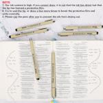 Muchcute Ultra Thin Fine Point Micron Pens - 6 Pack