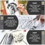 KALOUR Willow Charcoal Pencil Set - 6 Shades